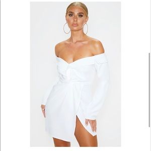 Brand new white long sleeve dress